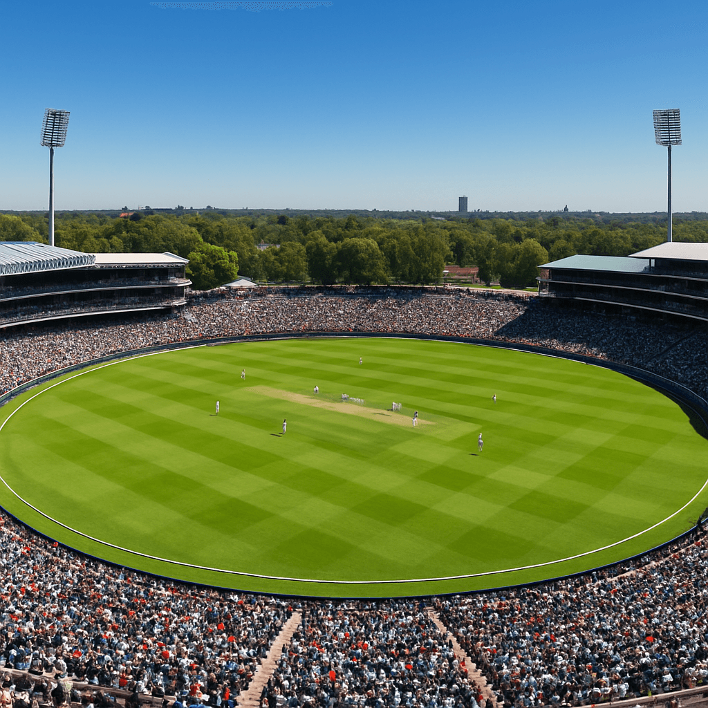 The Wanderers Stadium in Johannesburg, with its steep encircling stands